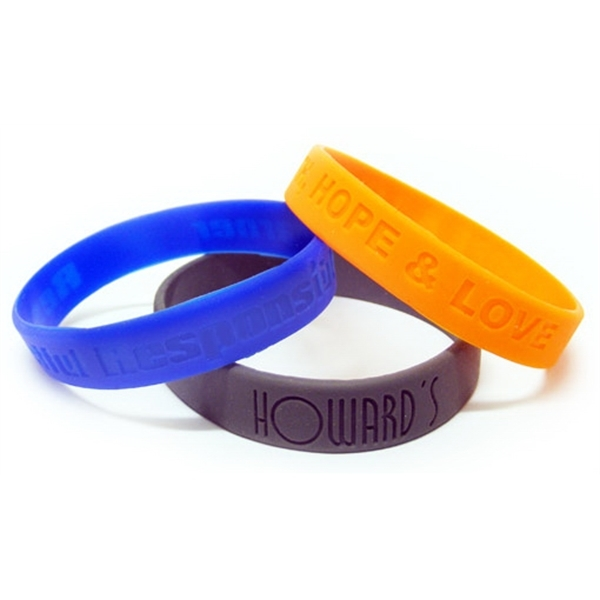 Recycled Silicone Wristband with Debossed Logo  Echo Promotions - Order  promo products online in Edmonton, Alberta Canada